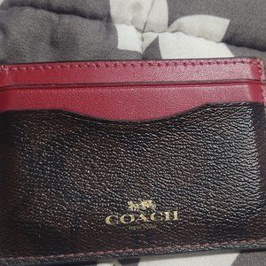 Coach card Case